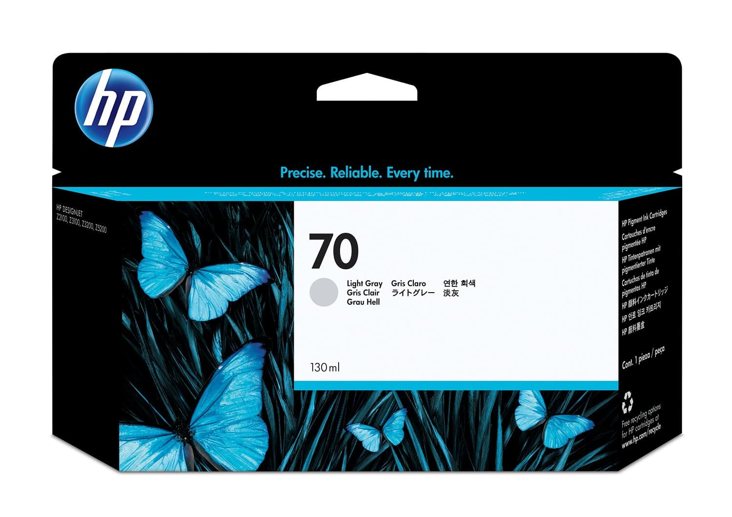 HP HP 70 130ml Light Grey Ink Cartridge 1084741
