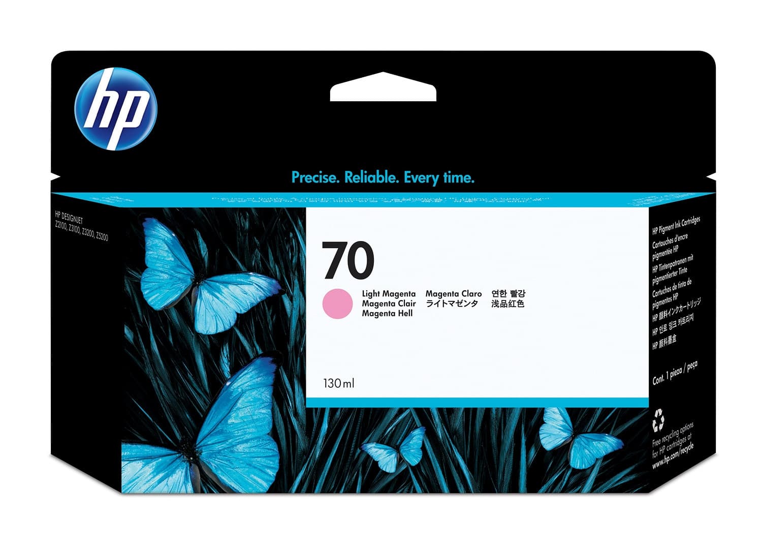 HP HP 70 130ml Light Magenta Ink Cartridge 1084856