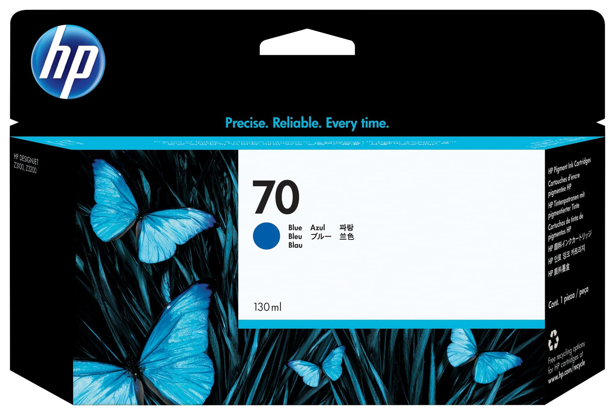 HP HP 70 130ml Blue Ink Cartridge 1084927