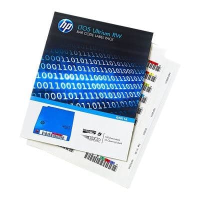 Hewlett Packard Enterprise Hewlett Packard Enterprise HP LTO5 ULTRIUM RW BARCODE LABEL PACK 10 1167339