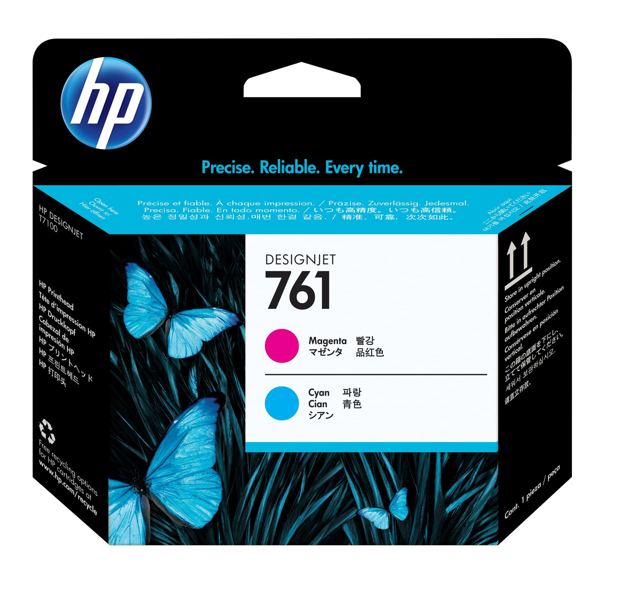 HP HP 761 Magenta/Cyan Inkjet Printhead 1441633