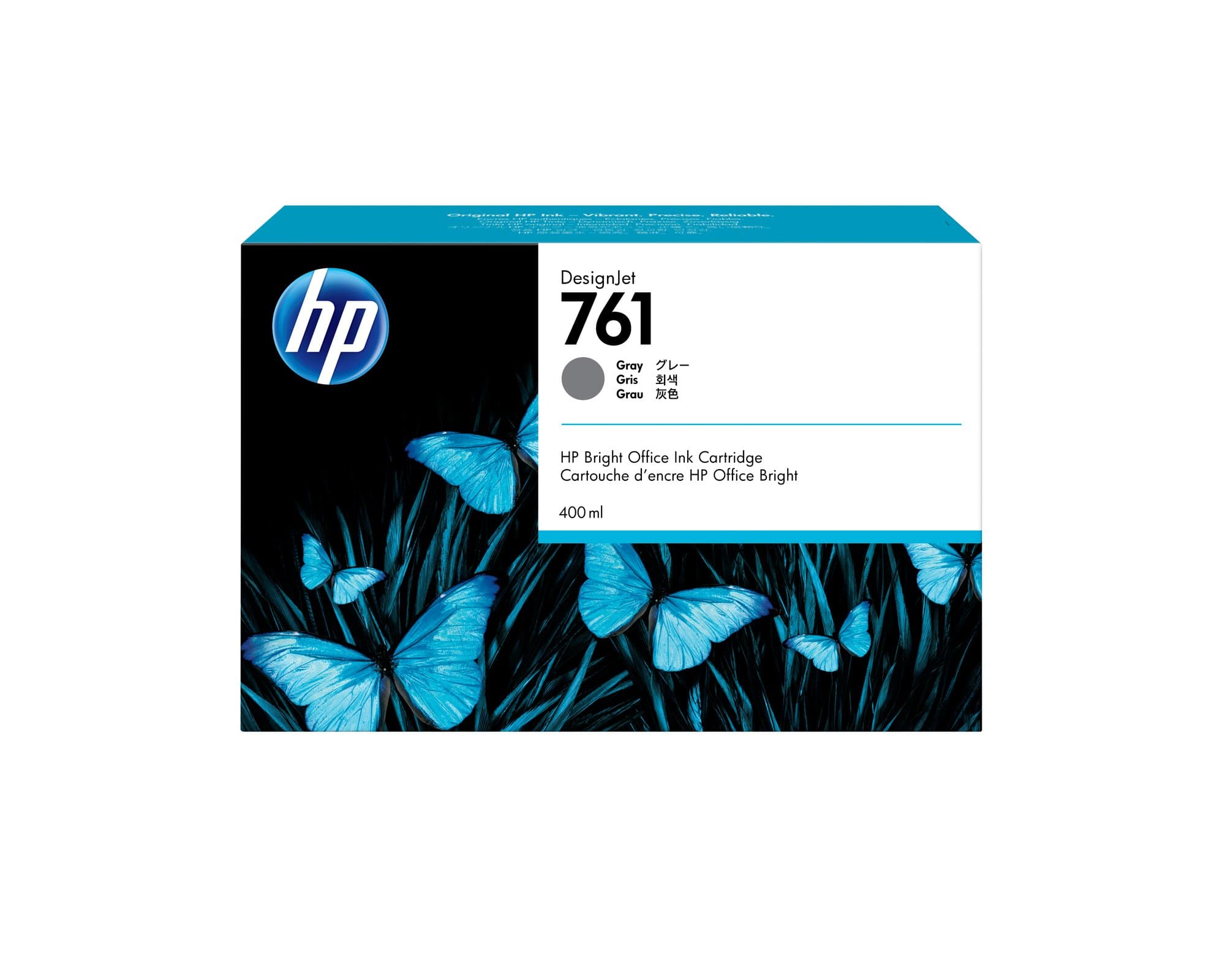 HP HP 761 400ml Grey Ink Cartridge 1442234