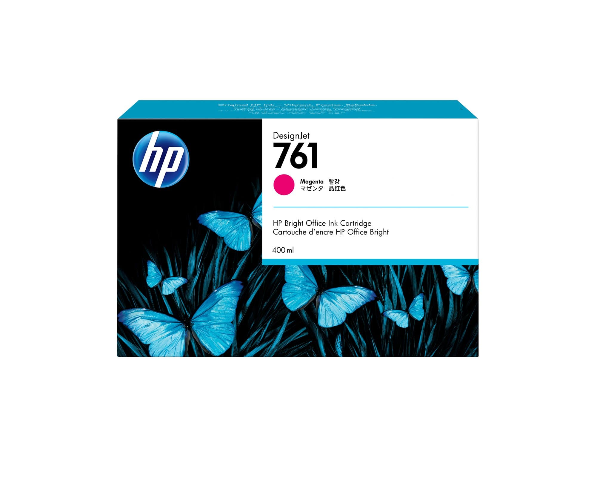 HP HP 761 400ml Magenta Ink Cartridge 1442815