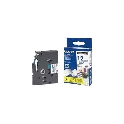 BROTHER BROTHER TZe233 12mm x 8m Standard laminated Blu 1536053