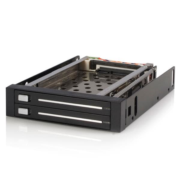StarTech.com StarTech.com 2 Drive 2.5in Trayless SATA Mobile Rack 1597317