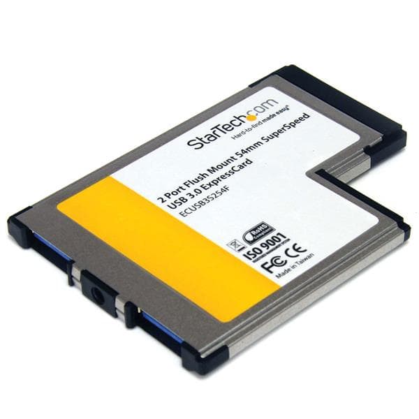 StarTech.com StarTech.com Flush Mount ExpressCard 54mm USB 3 Card 1722020