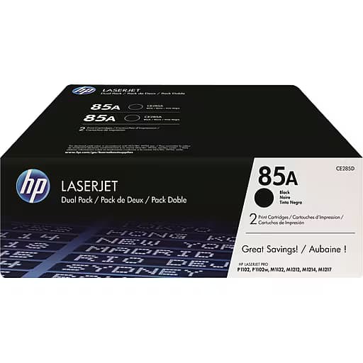HP HP 85A BLACK TONER CART TWIN PACK 1919169