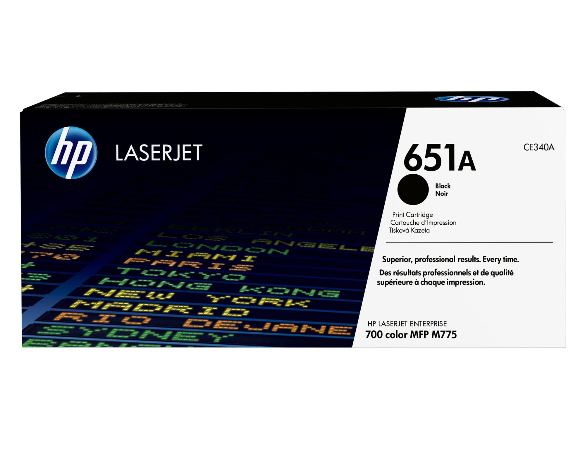 HP HP 651A BLACK LJ TONER CART CE340A 2148358