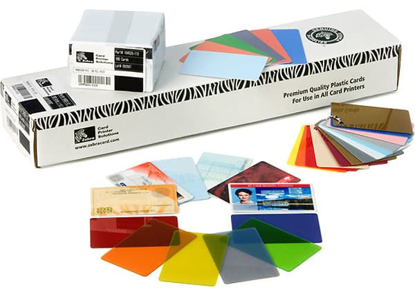 ZEBRA Zebra color PVC card - blue 2530092