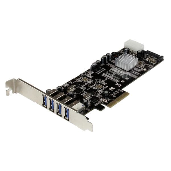 StarTech.com StarTech.com 4 Port Dual Bus PCIe USB 3 Card w/ UASP 2552328