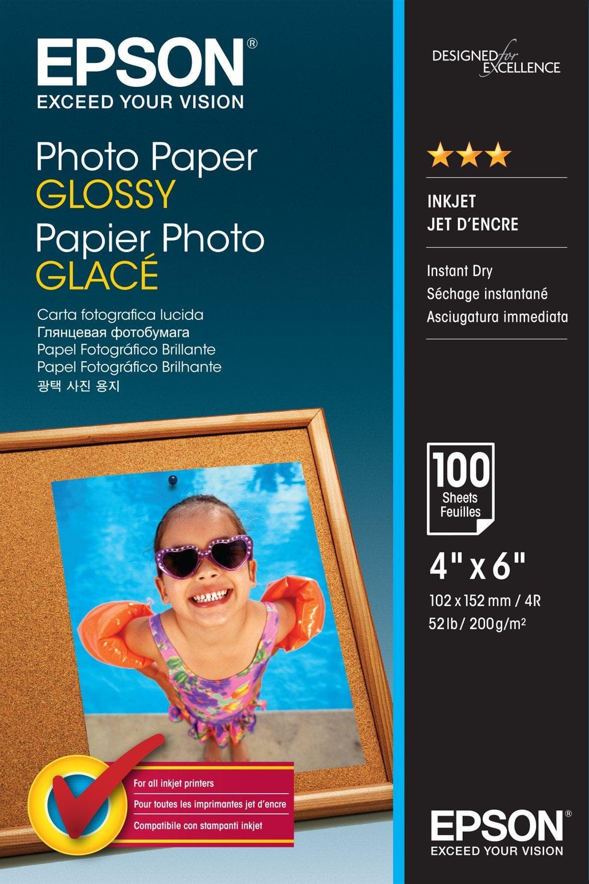 EPSON EPSON PHOTO PAPER GLOSSY 10X15CM 100 SHEET IN 2557214