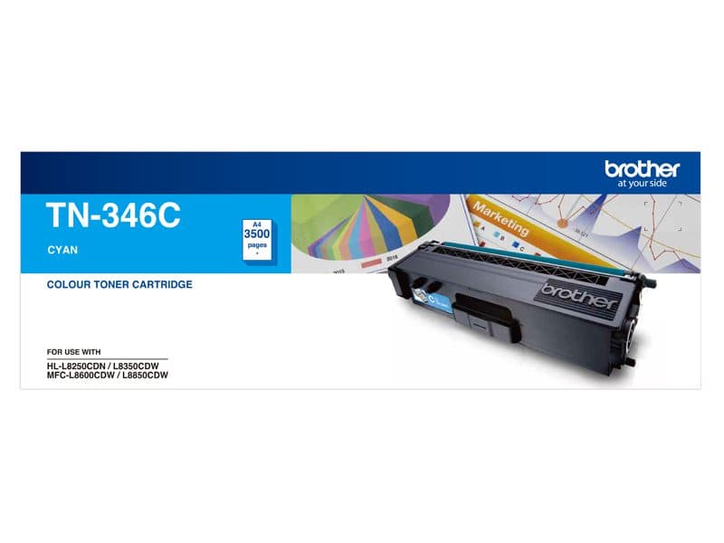 BROTHER BROTHER TN346C 3500 pages Cyan Toner 2690416