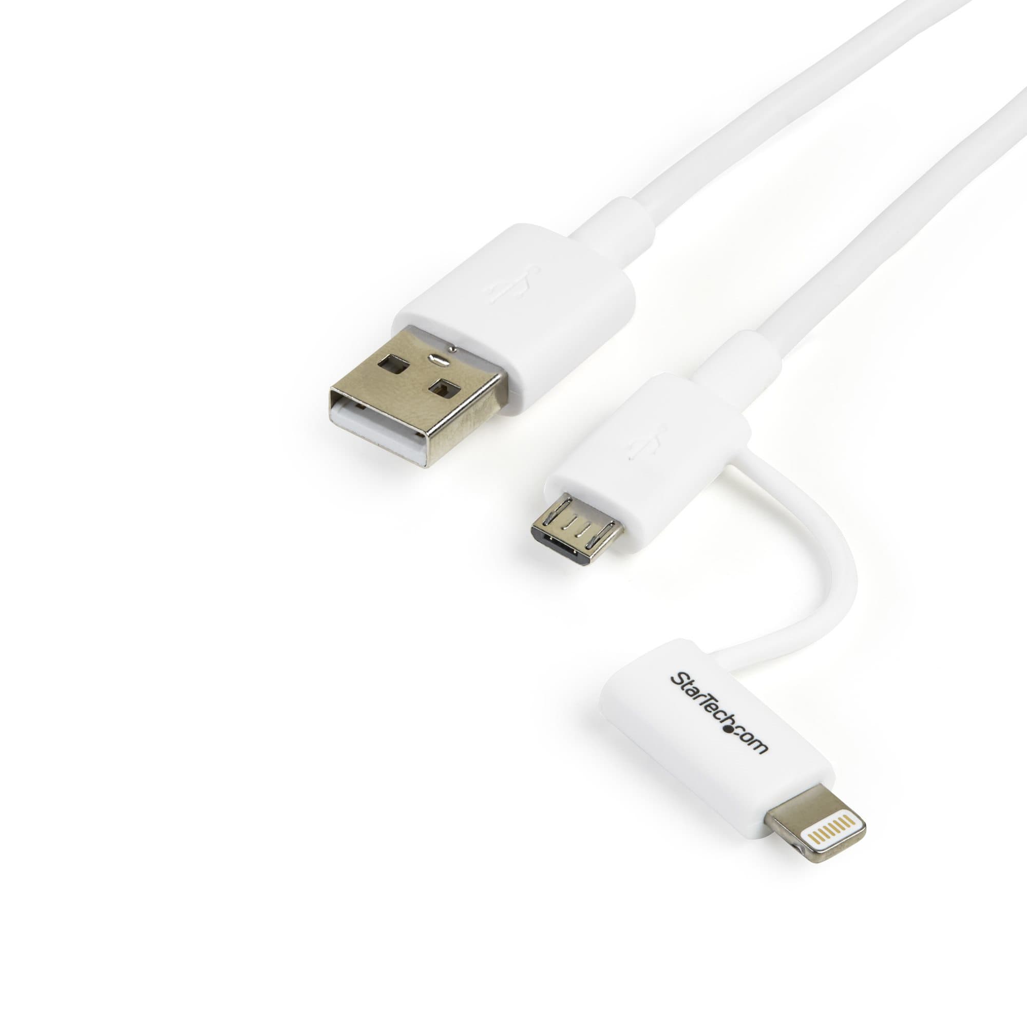 StarTech.com StarTech.com 1m Lightning or Micro USB to USB Cable 2962703