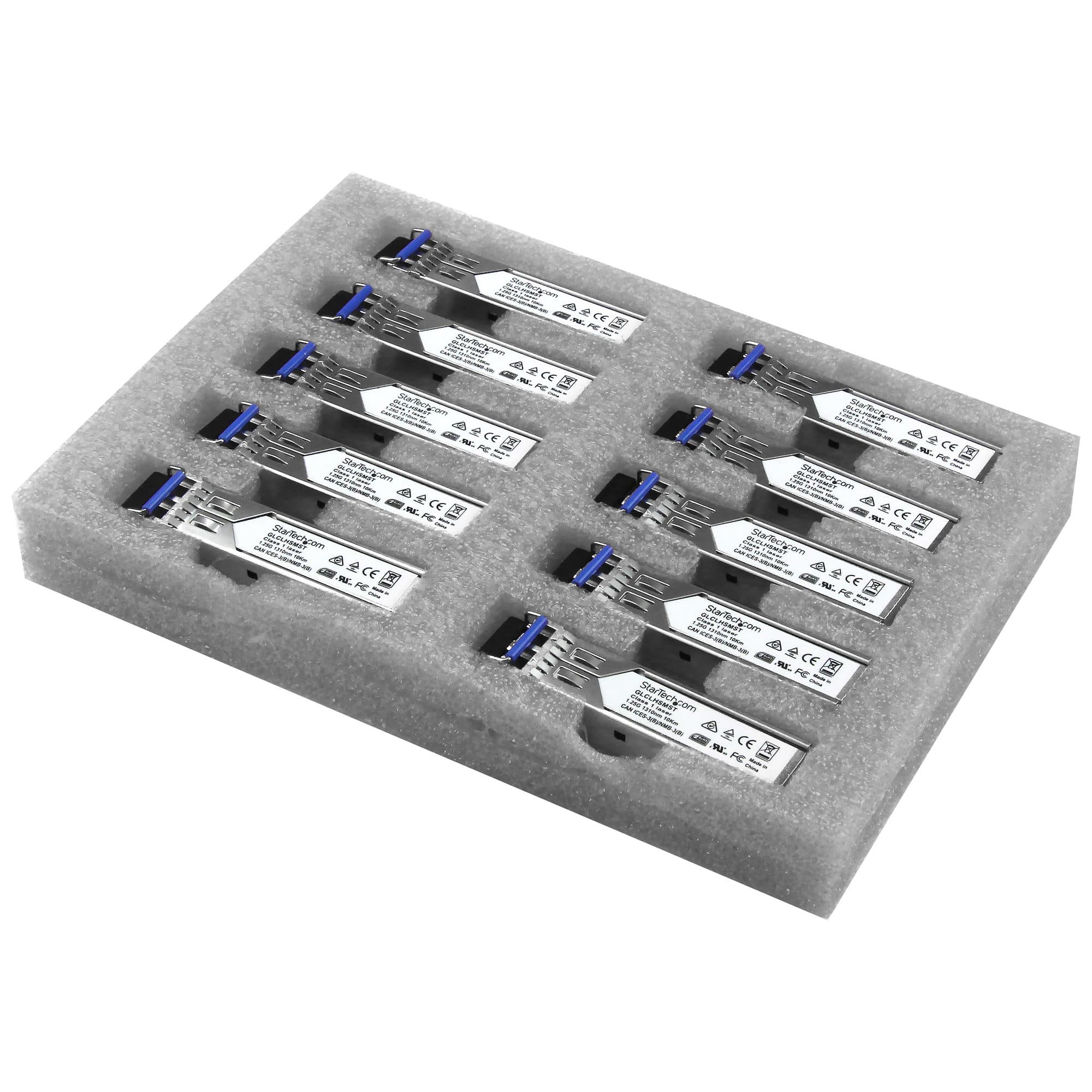 StarTech.com StarTech.com Cisco Compatible Gb Fiber SFP - 10 Pack 3240535