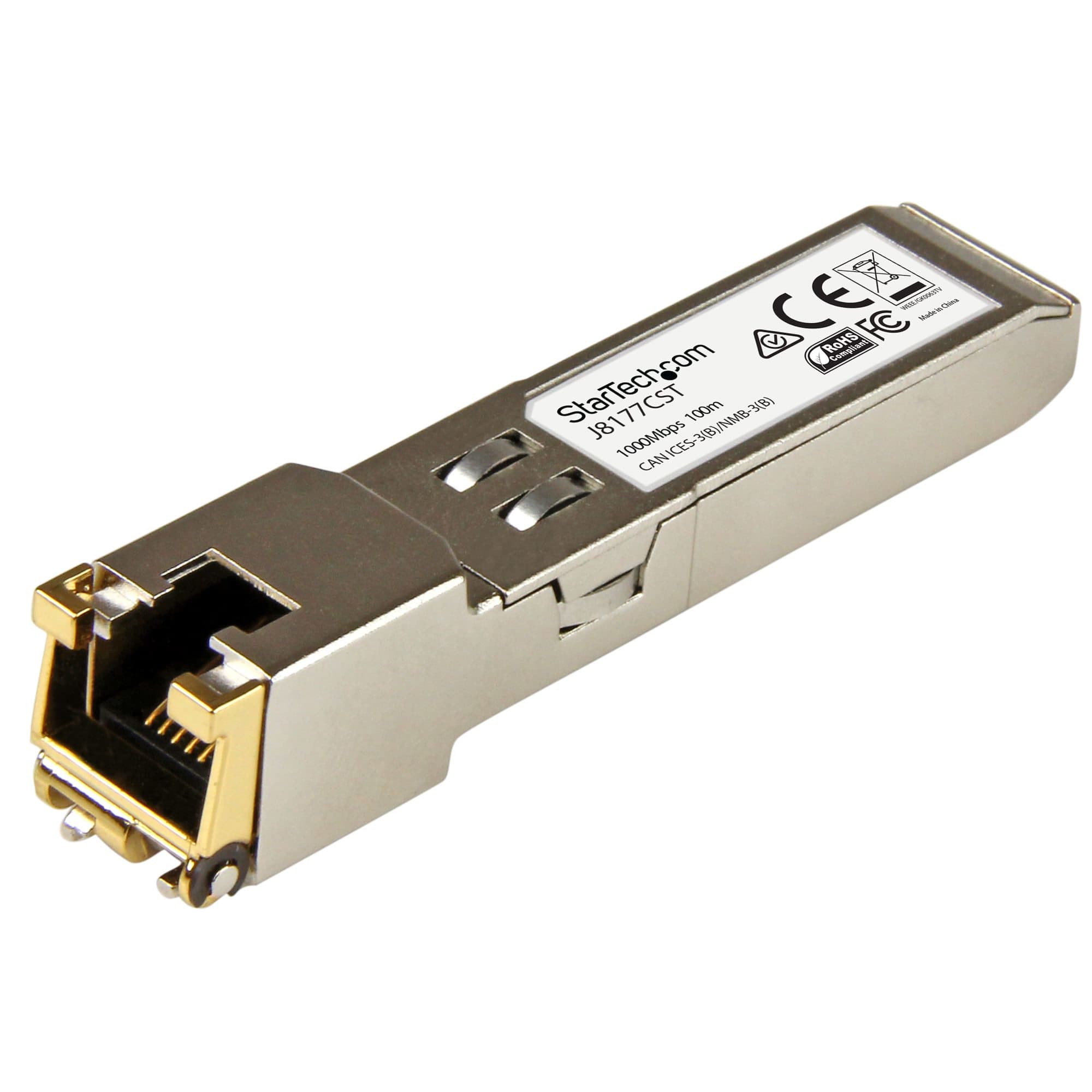 StarTech.com StarTech.com Gb RJ45 Copper SFP -HP J8177C Compatible 3294334