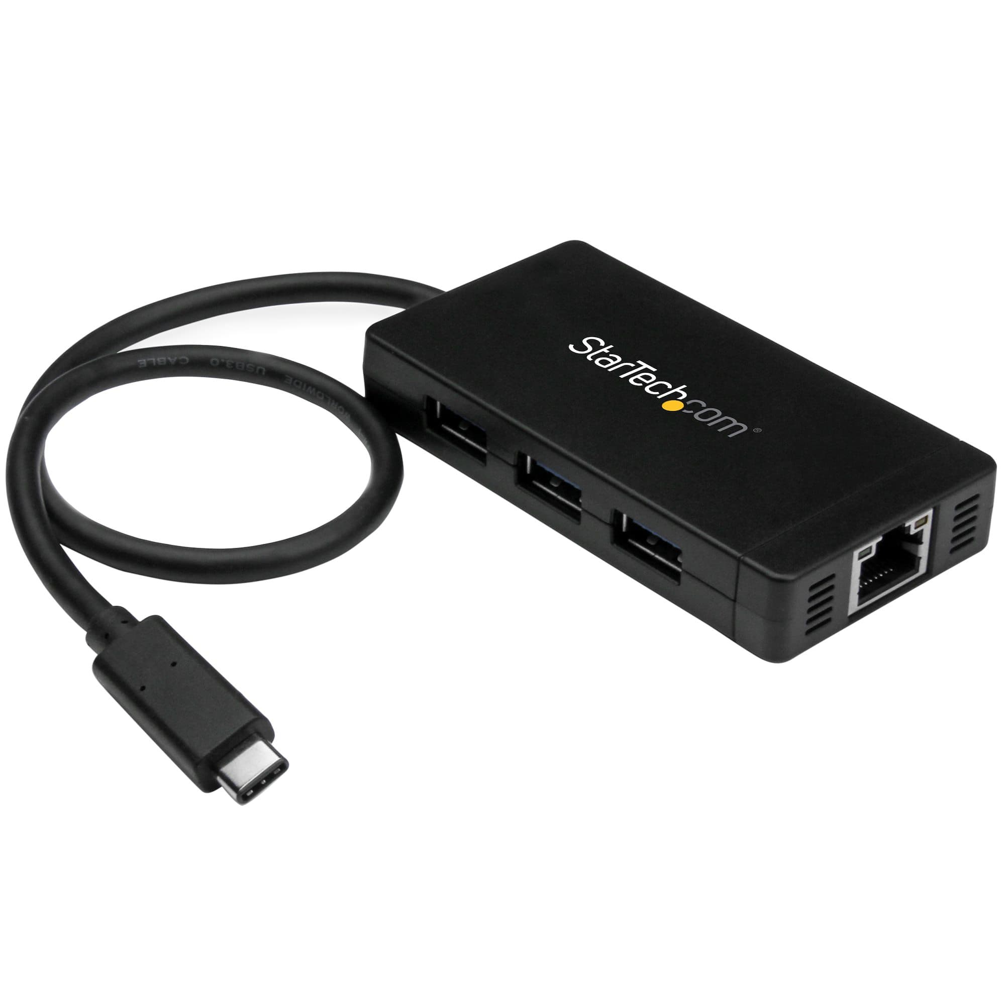 StarTech.com StarTech.com 3 Port USB 3.0 Hub with USB-C and GbE 3302353