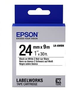 EPSON EPSON TAPE STANDARD 24MM BLACK ON WHITE 9 METR 3311122