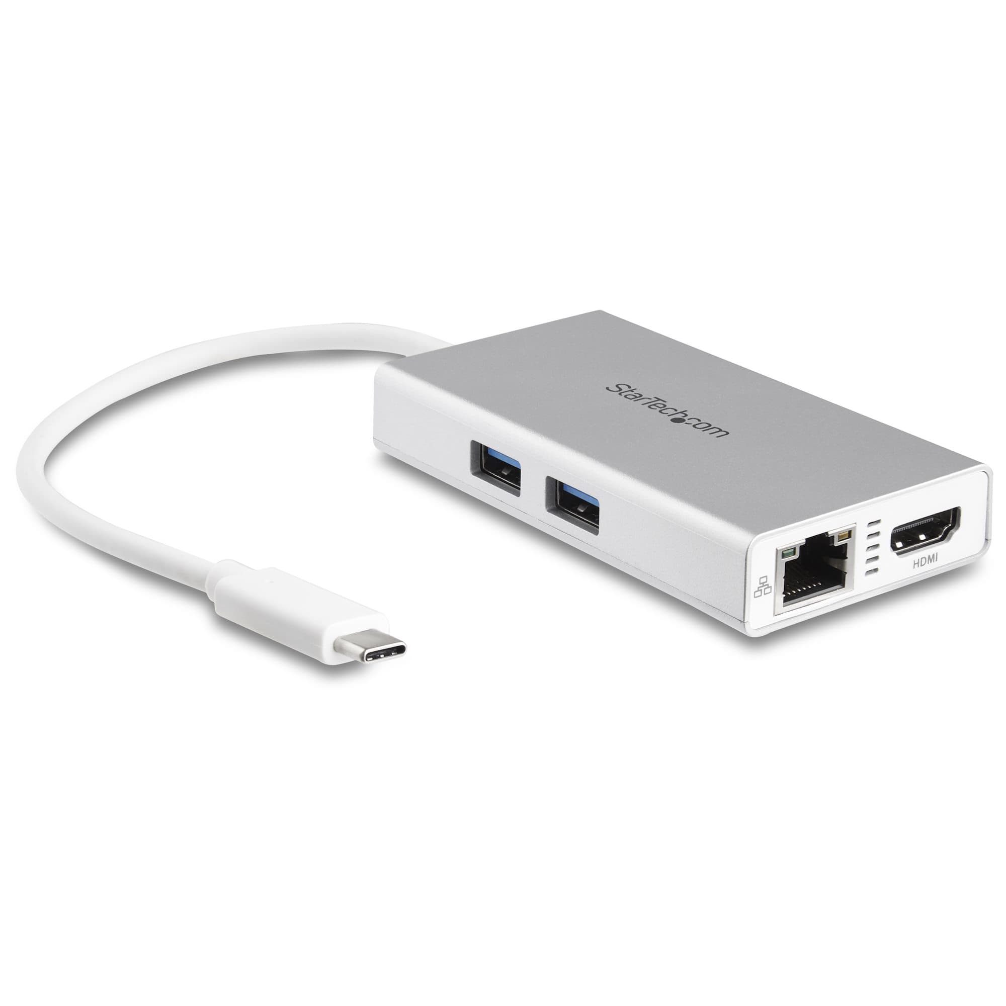 StarTech.com StarTech.com USB C Multiport Adapter - PD - Silver. 3638553