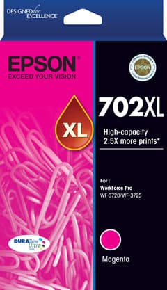 EPSON EPSON 702XL MAGENTA DURABRITE INK 3740523