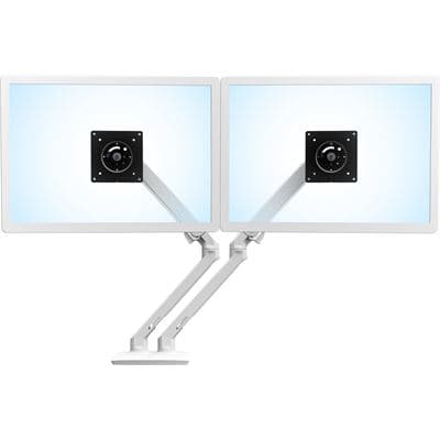 ERGOTRON ERGOTRON MXV DESK DUAL MONITOR ARM (WHITE) 3979686