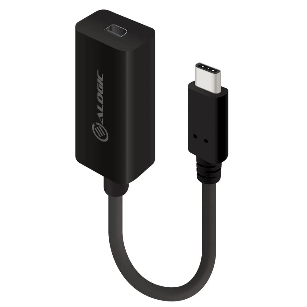 ALOGIC ALOGIC 10CM USB-C 2 MINI DISPLAYPORT ADAPTR BLK 4274859