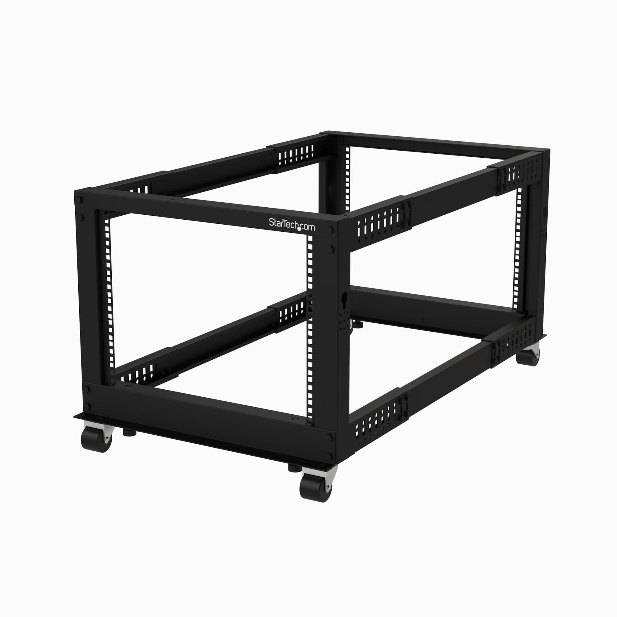 StarTech.com StarTech.com 8U 19in Open Frame Server Rack Adj Depth 4889828