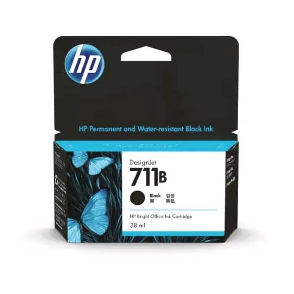 HP HP 711B 38ml Black Ink Cartridge 4930275