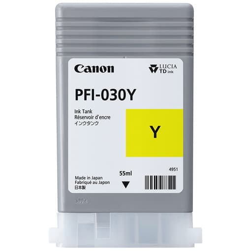 CANON CANON PFI-030Y Pigment Yellow Ink Tank 55ml 4937059