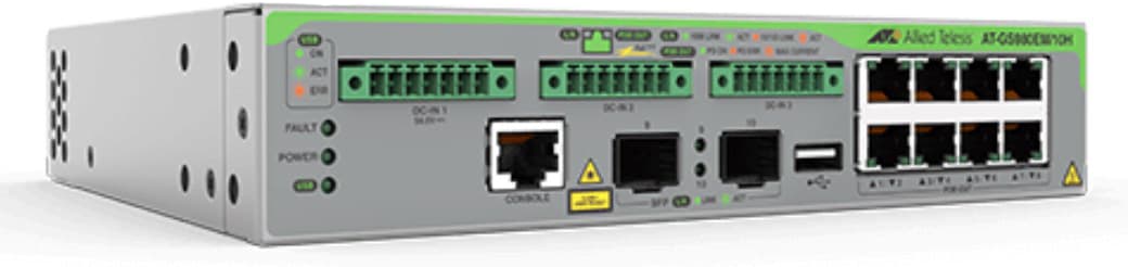 ALLIED TELESIS ALLIED TELESIS 8 PORT 1G POE++ 2 PORT SFP 3 PORT DC-INP 5269621