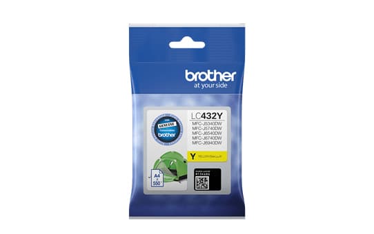 BROTHER BROTHER LC432Y YELLOW INK CARTRIDGE 5510258