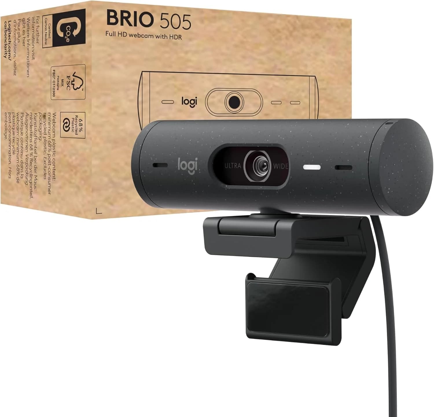 LOGITECH LOGITECH BRIO 505 - GRAPHITE 5633257