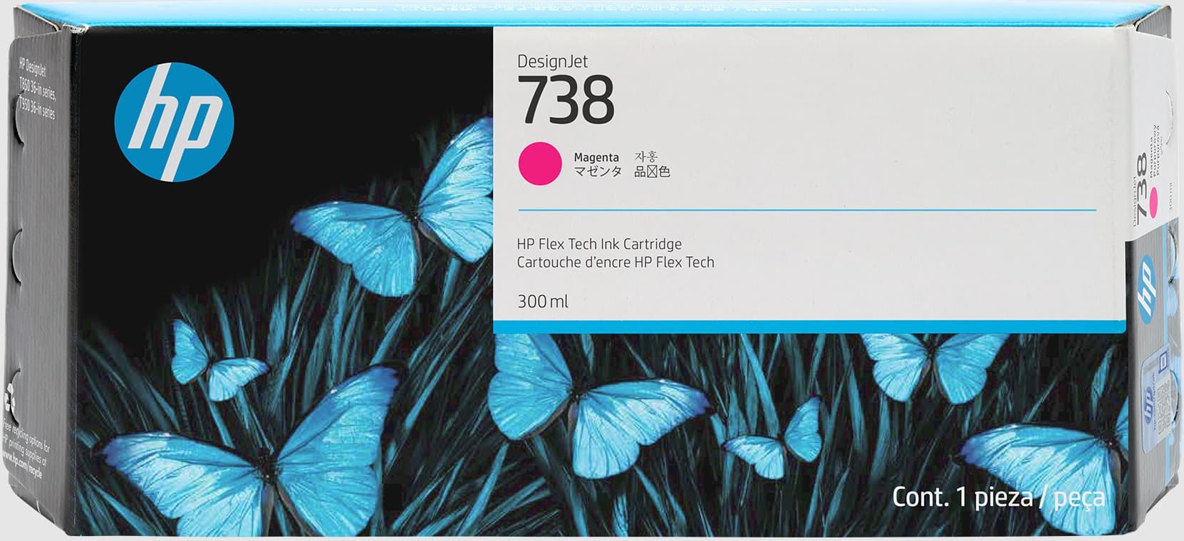 HP HP 738 300-ml Magenta DesignJet Ink 5915080