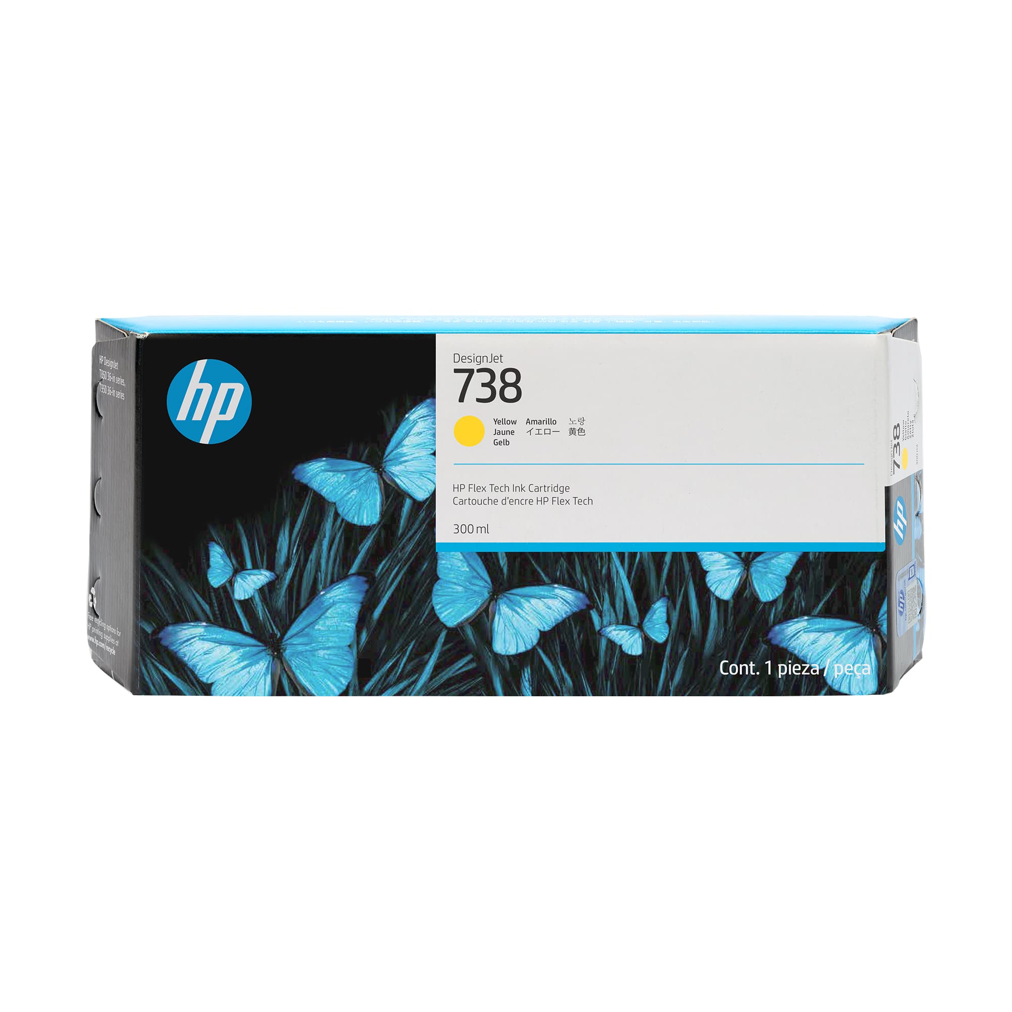 HP HP 738 300-ml Yellow DesignJet Ink Cartridg 5915081