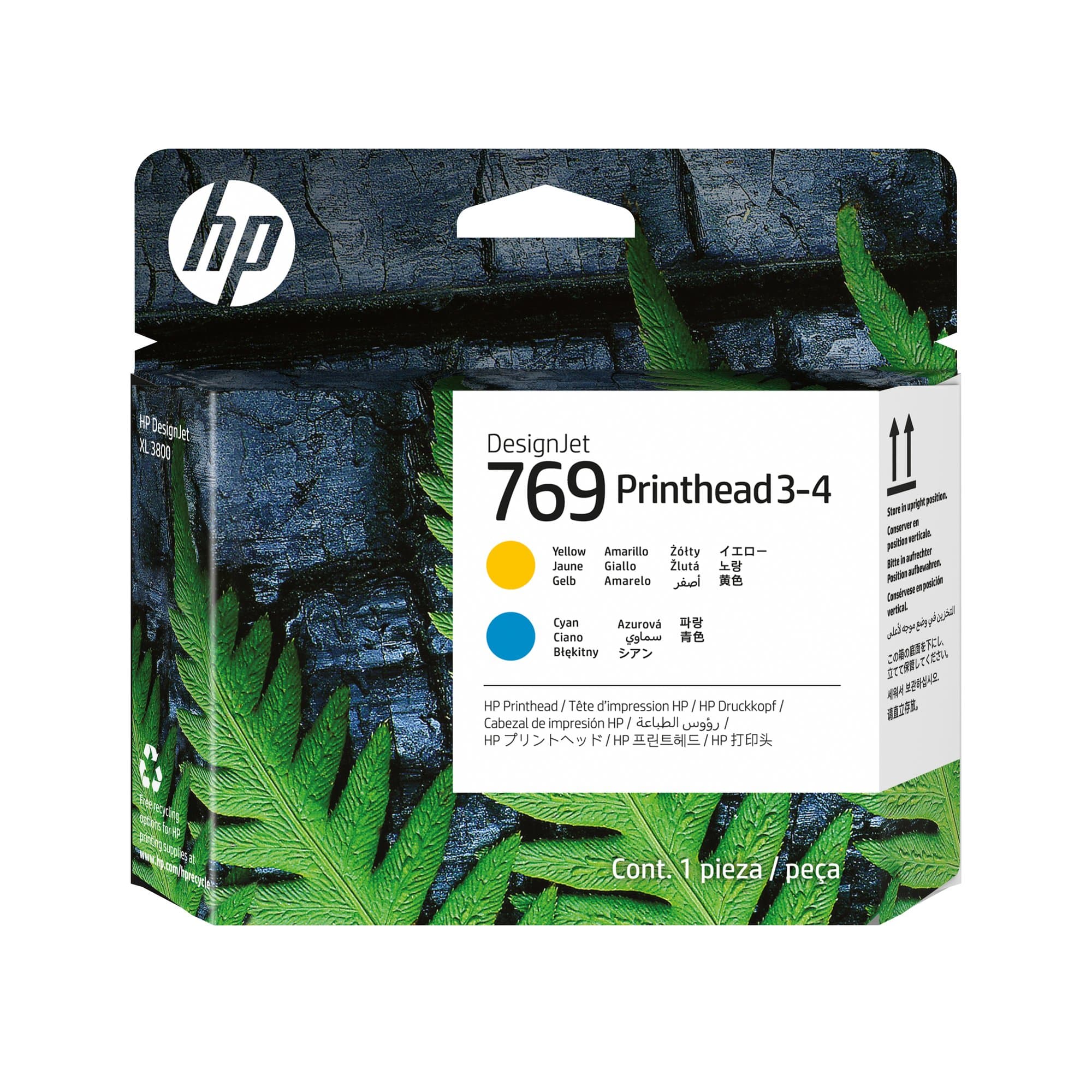 HP HP 769 Yellow Cyan 3-4 DesignJet Printhead 5915086
