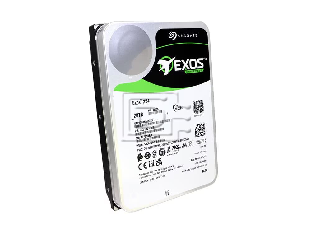 SEAGATE SEAGATE Exos X24 20TB SATA ISE 3.5IN 6077385