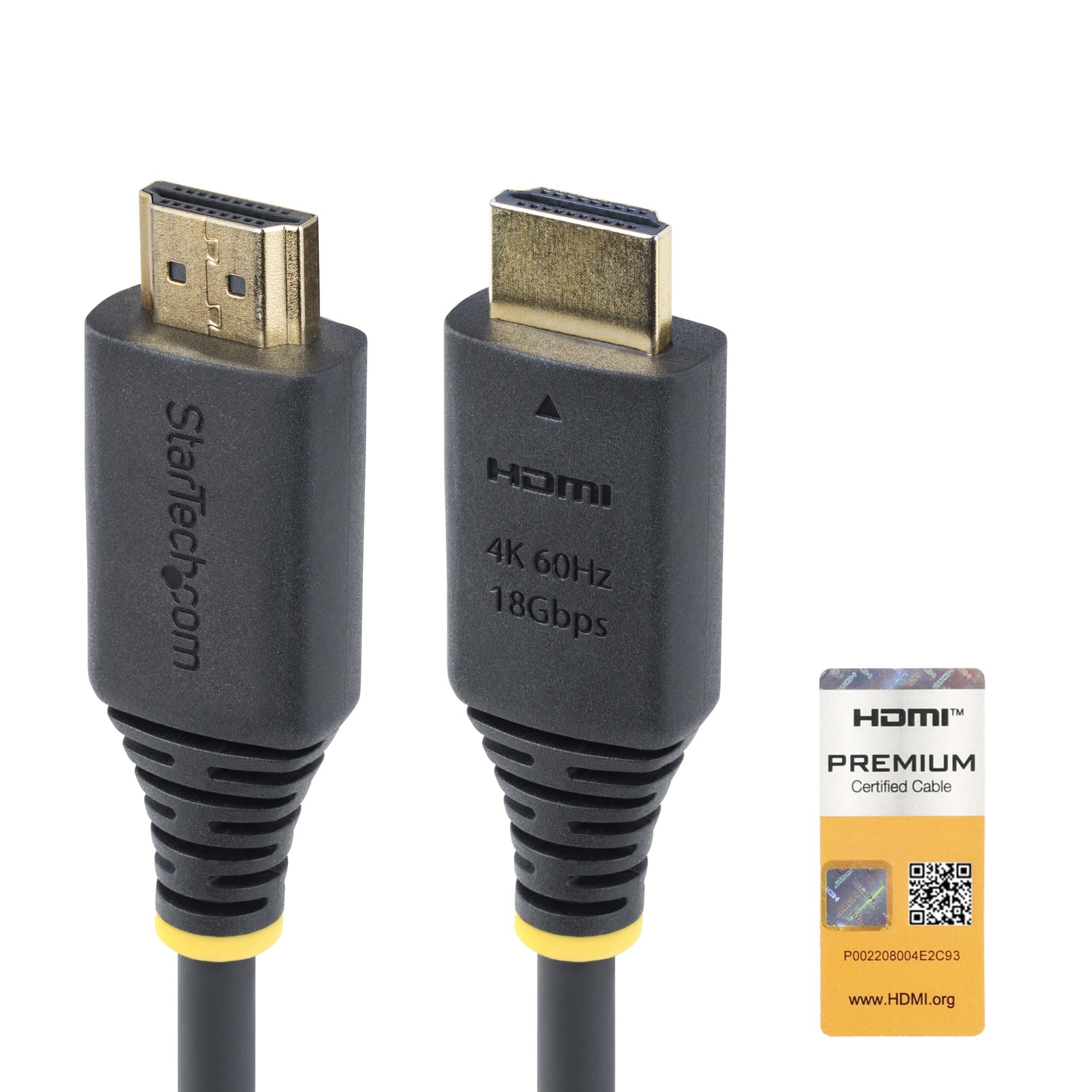 StarTech.com StarTech.com 1m Premium Certified HDMI Cable 4K60 6340316