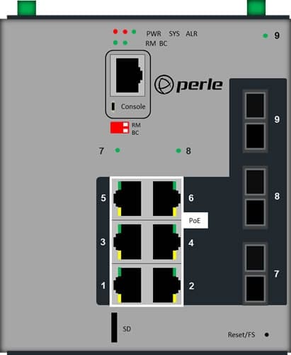 PERLE PERLE 509F3PP6C2SD20SD40X Eth Switch 6494097