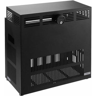RACKMOUNT.IT RACKMOUNT.IT EAGLERACK CLOSED WITH LOCK - 4U - BLACK 6584390