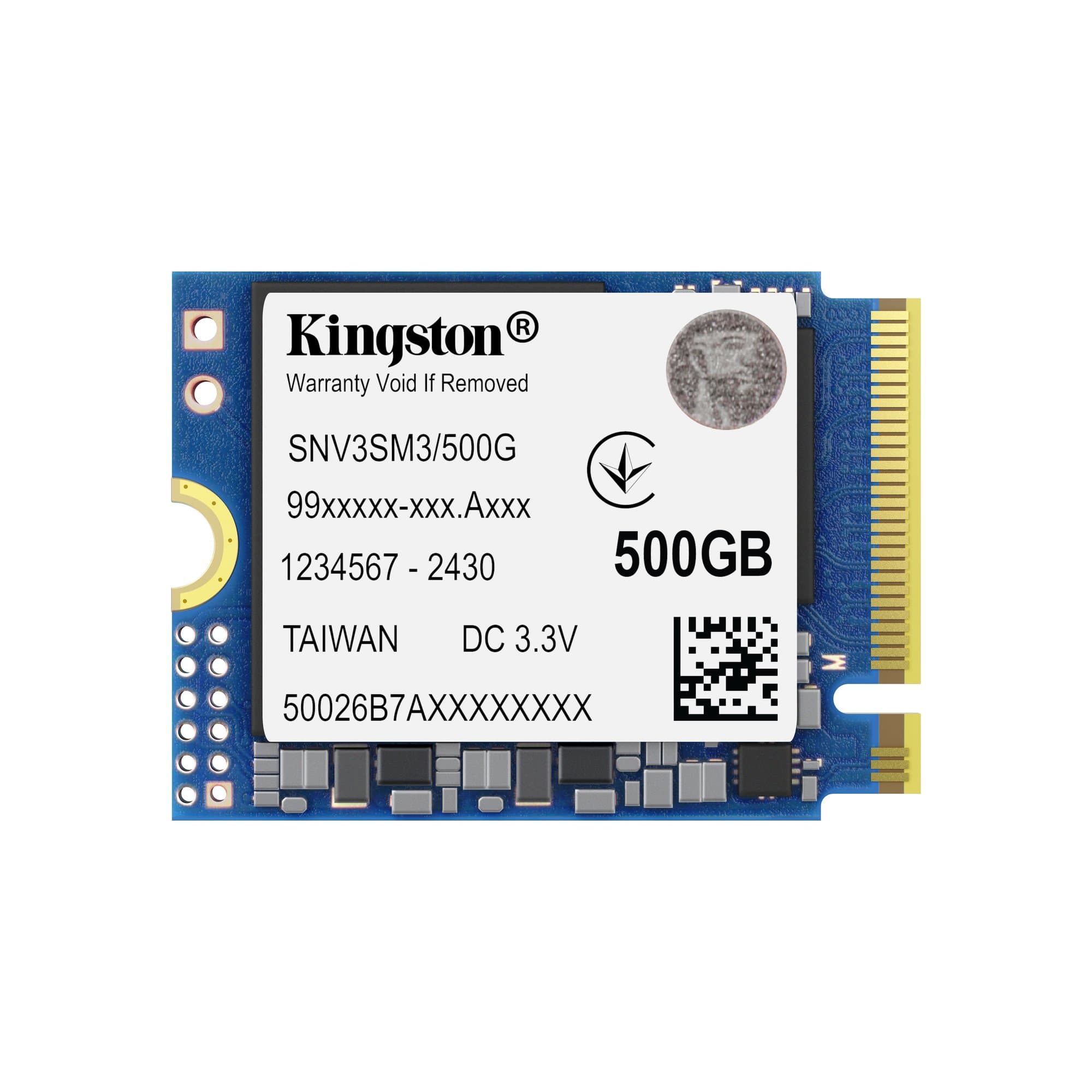 KINGSTON KINGSTON 500G NV3 M.2 2230 PCIe 4.0 NVMe SSD 6628360