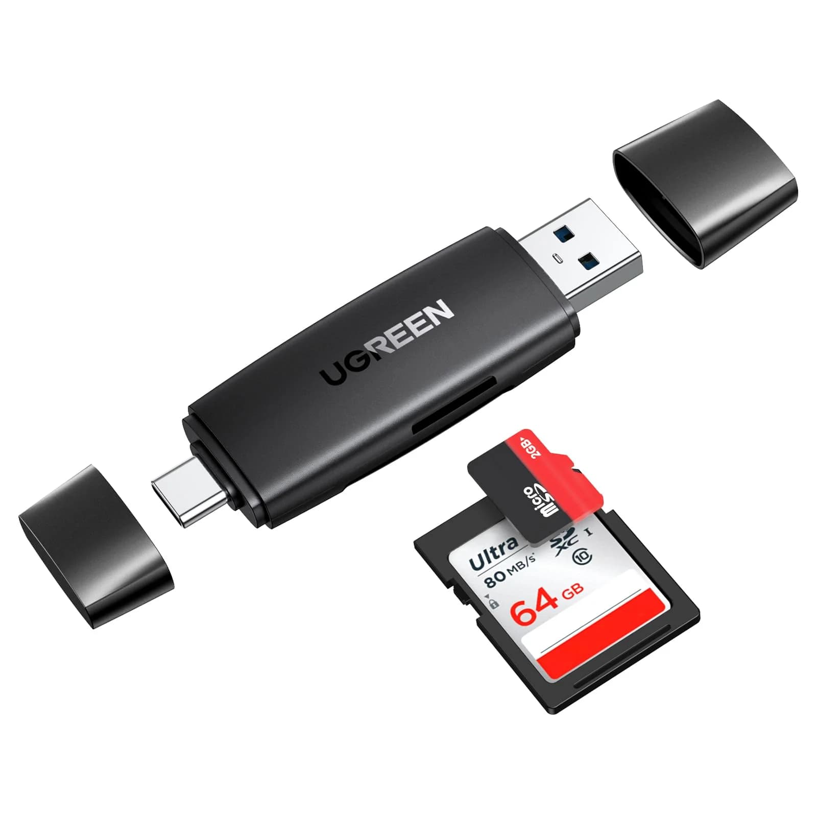 KONKA KONKA Ugreen USB-C +USB TF/SD 3.0 Card Reader 6629960