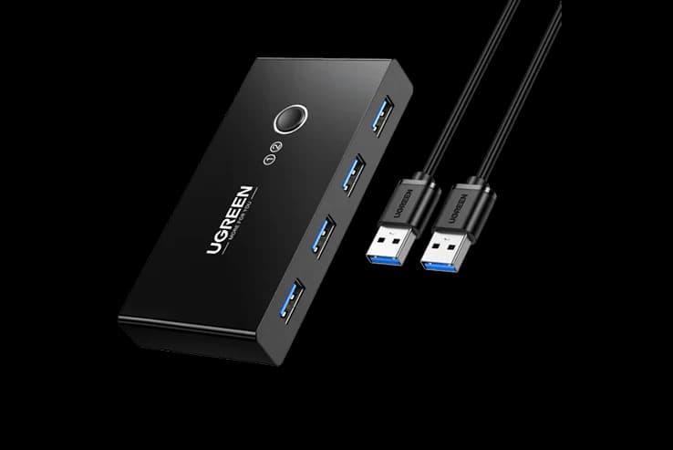 KONKA KONKA UGREEN 2 In 4 Out USB 3.0 Sharing Switch 6630111