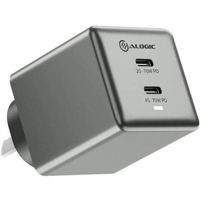 ALOGIC ALOGIC 2X70 Rapid Pwr 70W GaN Chrgr - 2xUSB-C 6673986