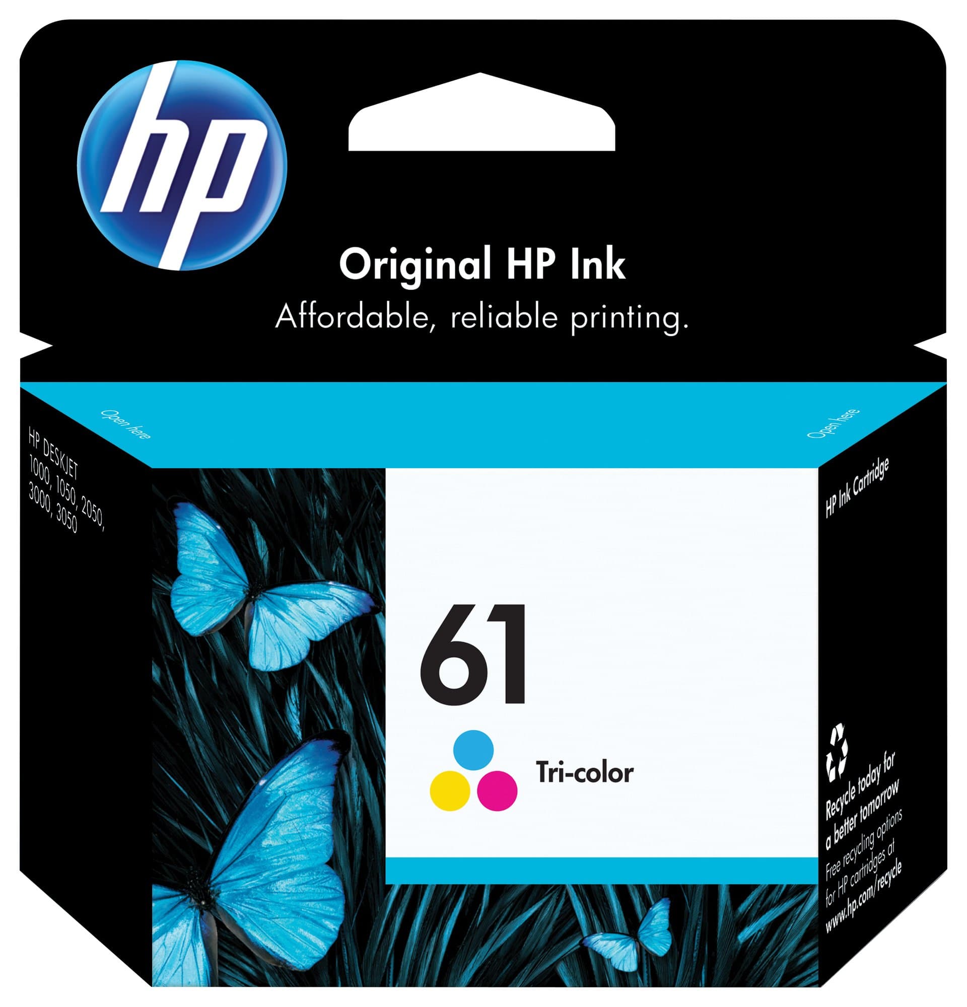 HP HP 61 Tri-color Original Ink Cartridge 6790391