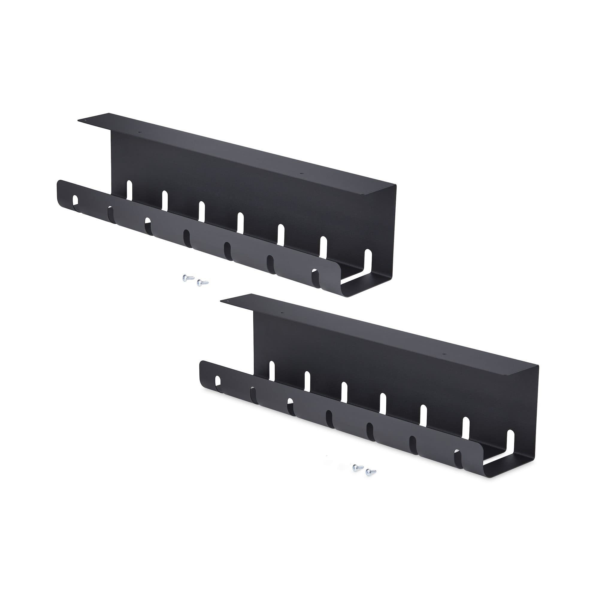 StarTech.com StarTech.com Under Desk Cable Management Tray Black 6812891