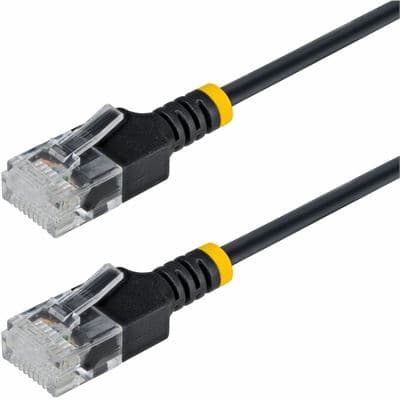 StarTech.com 3m Black Ultra Slim CAT6a Cable 6839564