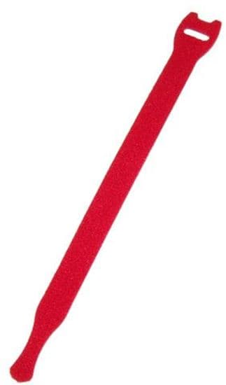 Dynamix DYNAMIX Hook & Loop Cable Tie, 200mm x 13mm, RED Colour CAB200V-RED