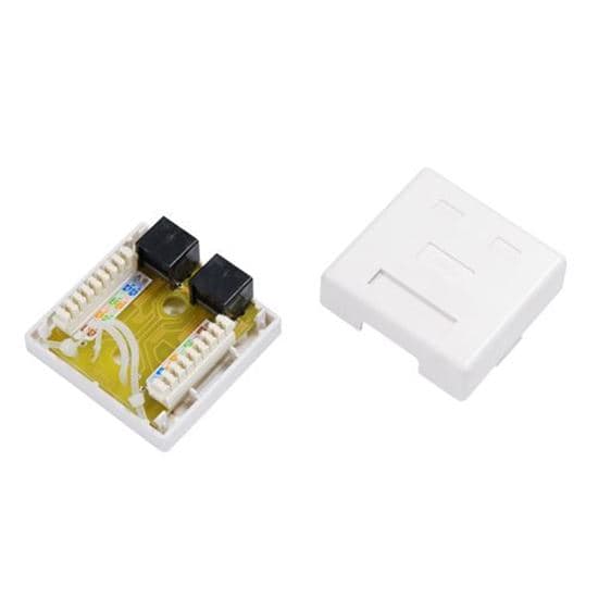 Dynamix DYNAMIX Cat6 Dual Port Floor Mount Terminal FMT-C6-2P