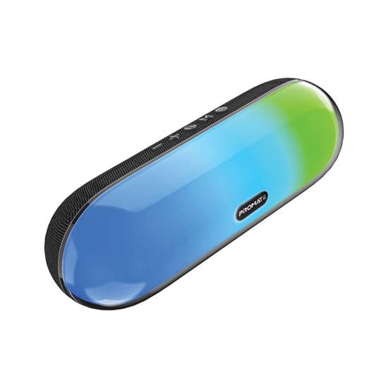 Promate PROMATE 10W Wireless HD Bluetooth Portable Speaker with LED Lighting. LUMIBAR