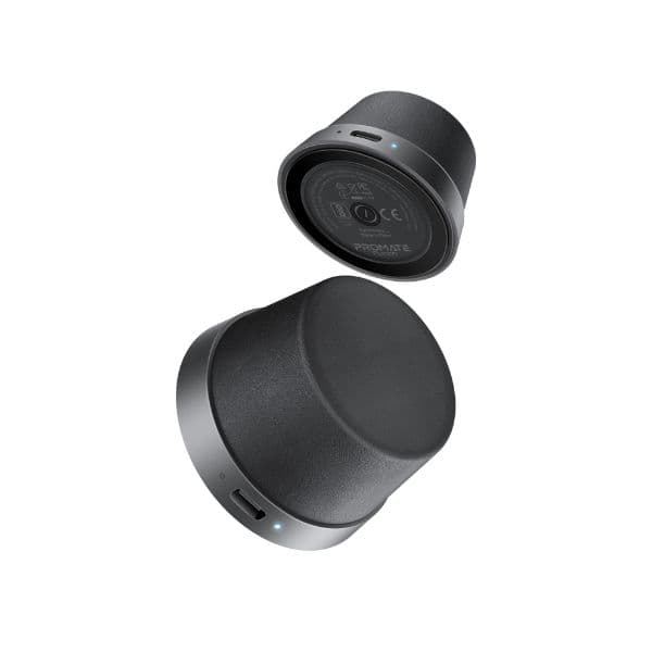 Promate 3W Mini Bluetooth Speaker W/ Magsafe Compatible Base. Supports Music & Calls High PUNCH-BLK