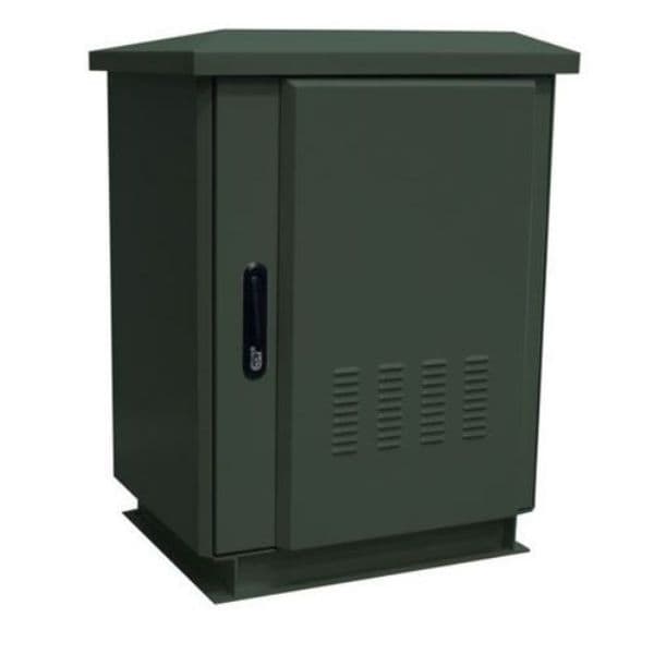 Dynamix 18RU Outdoor FreeStanding Cabinet. (800x800x18U) IP45 Rated ROD18-8X8FG